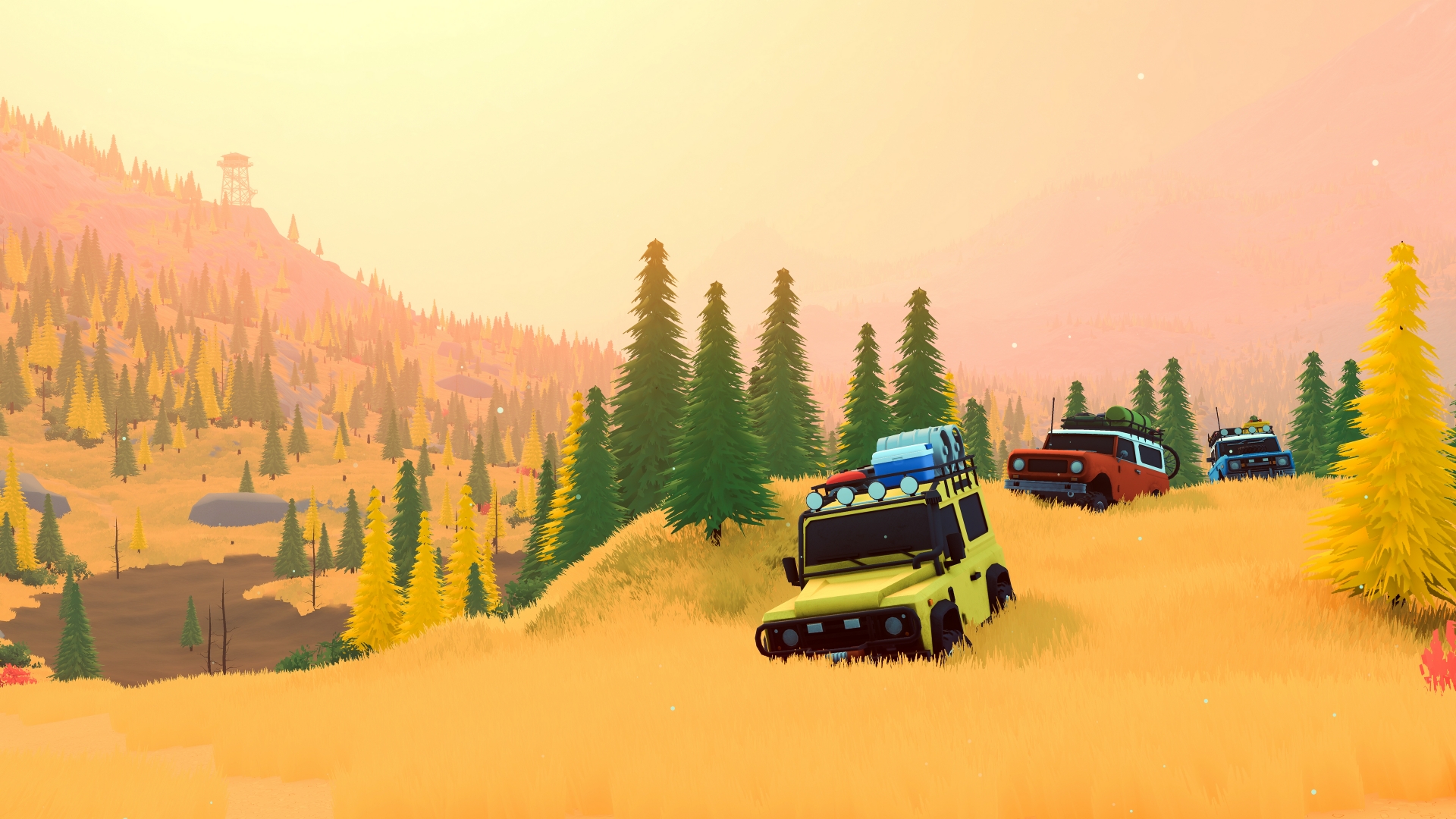 Official over the hill scenery for Can I explore with friends?